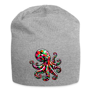 Pieuvre - Bonnet en jersey - gris chiné - Devant