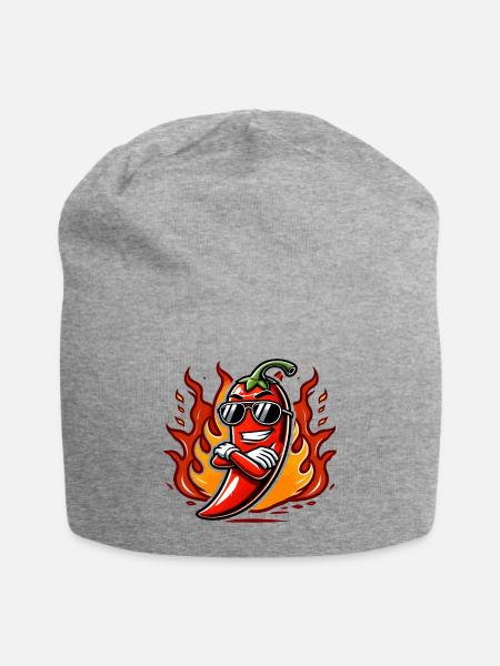 Coole Chili - Jersey-Beanie - Grau meliert
