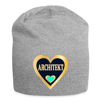 ARCHITEKTUR BERUF STUDIUM ARCHITEKT - Jersey-Beanie - Grau meliert - Vorne