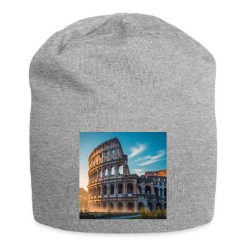 Colisée - Bonnet en jersey - gris chiné - Devant