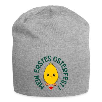 ERSTES OSTERFEST OSTERN BABY KÜKEN - Jersey-Beanie - Grau meliert - Vorne