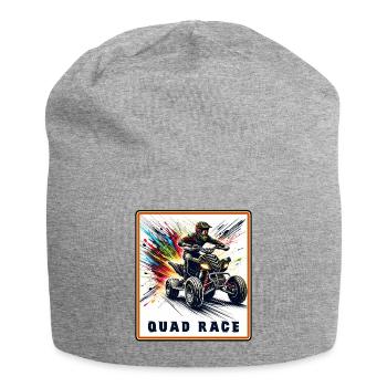 Quad Race – Speed Explosion - Jersey-Beanie - Grau meliert - Vorne