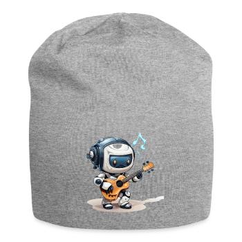 Le Robot Violoniste Mélodique - Bonnet en jersey - gris chiné - Devant