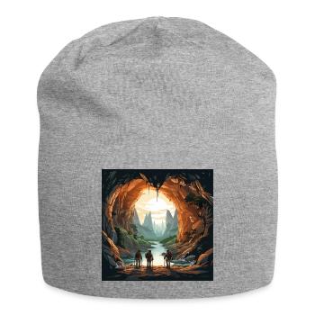 Les explorateurs de grottes - Bonnet en jersey - gris chiné - Devant