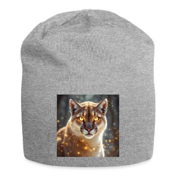 Animal Totem Cougar - Bonnet en jersey - gris chiné - Devant