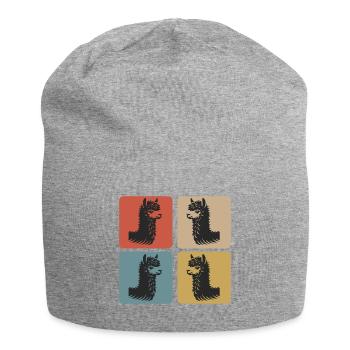 Alpaga Vintage Vibes - Bonnet en jersey - gris chiné - Devant