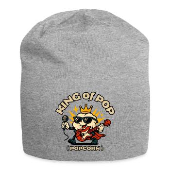 König von Popcorn Rock - Jersey-Beanie - Grau meliert - Vorne