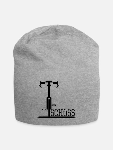 ABSCHIED TSCHÜSS FAHRRAD RAD - Jersey-Beanie - Grau meliert