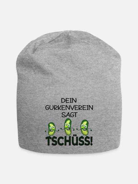 ABSCHIED KOLLEGEN TSCHÜSS GURKEN - Jersey-Beanie - Grau meliert