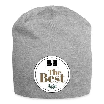 The best Age series - Jersey Beanie - heather grey - Front