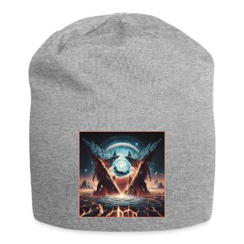 Faille cosmique épique avec les montagnes du Dragon - Bonnet en jersey - gris chiné - Devant