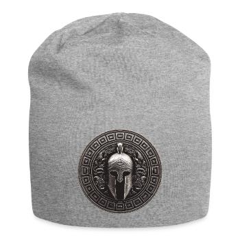 Casque Spartiate Mythologie Gladiateur - Bonnet en jersey - gris chiné - Devant