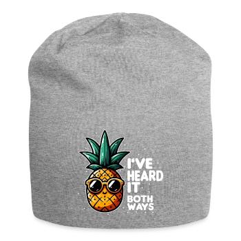 Ananas Slogan Double Sens - Bonnet en jersey - gris chiné - Devant