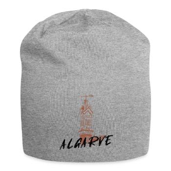 Cheminée typique de l'Algarve au Portugal - Bonnet en jersey - gris chiné - Devant