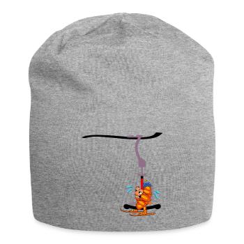 SKI LIFT SKIING HAMBURGER FRANZBRÖTCHEN - Jersey Beanie - heather grey - Front