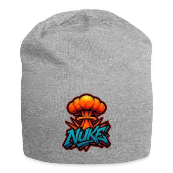 NUKE!  - Graffiti Explosion | exclusive Design - Jersey Beanie - heather grey - Front