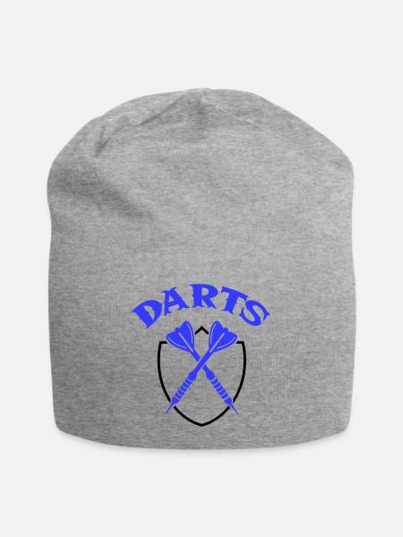 Darts Pfeile - Jersey-Beanie - Grau meliert