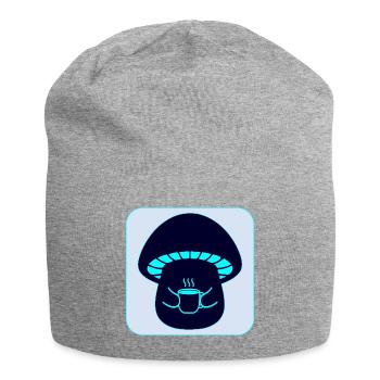 MUSHROOM PICKING - TEA - Jersey Beanie - heather grey - Front