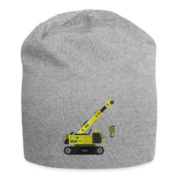 Crawler crane - Jersey Beanie - heather grey - Front