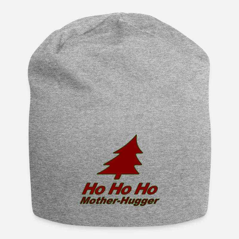 C’est Noël encore, espèce de Câline de Mère ! - Bonnet en jersey - gris chiné