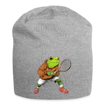 Tennis des Grenouilles - Bonnet en jersey - gris chiné - Devant