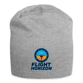 Flight Horizon Logo - Jersey Beanie - heather grey - Front