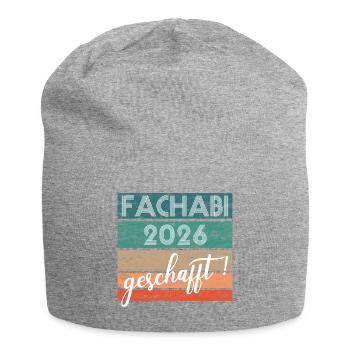 Baccalauréat professionnel Fachabi 2026 terminé - Bonnet en jersey - gris chiné - Devant