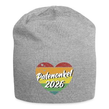 Godfather 2026 godfather retro vintage - Jersey Beanie - heather grey - Front