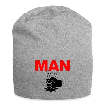 Homme Coup de poing – Poing Puissant ! Harald, Réalité, Mème - Bonnet en jersey - gris chiné - Devant