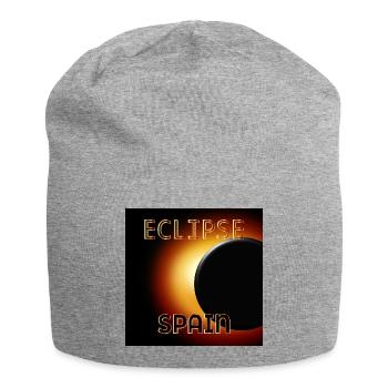 ÉCLIPSE D’ESPAGNE AOÛT 2026 - Bonnet en jersey - gris chiné - Devant