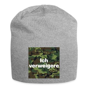 ICH VERWEIGERE DEN DIENST AN DER WAFFE! BUND - Jersey-Beanie - Grau meliert - Vorne