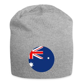 Manche du drapeau australien - Bonnet en jersey - gris chiné - Devant