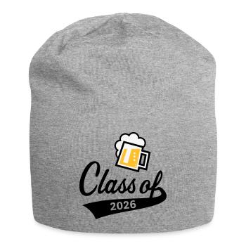 Class Of 2026 (Abschlussklasse / Bier / 3C POS) - Jersey-Beanie - Grau meliert - Vorne