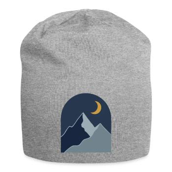 Sérénité de la Montagne de Minuit - Bonnet en jersey - gris chiné - Devant