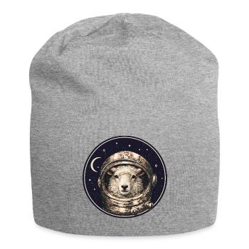 Moutons astronautes en orbite - Bonnet en jersey - gris chiné - Devant