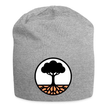 Lebensbaum Kreis Icon - Jersey-Beanie - Grau meliert - Vorne