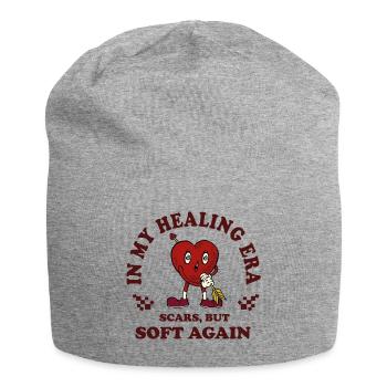 Cicatrices de l’ère de guérison du cœur en douceur - Bonnet en jersey - gris chiné - Devant