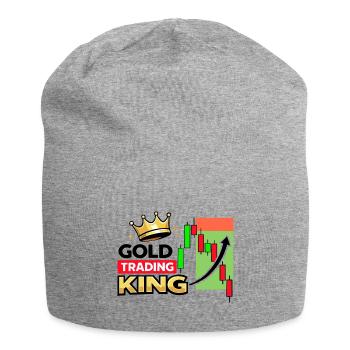 Roi du commerce de l’or - Bonnet en jersey - gris chiné - Devant