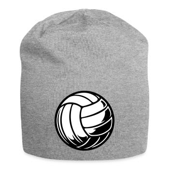 Volleyball Ball - Jersey-Beanie - Grau meliert - Vorne