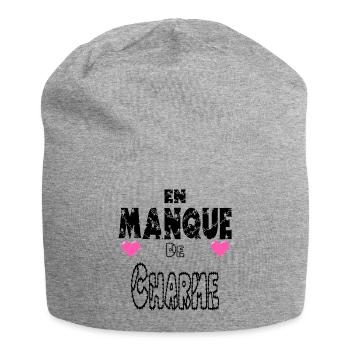In Need of Charm - Jersey Beanie - heather grey - Front