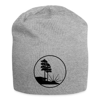 KEINE MINE IM OBEREN BEZIRK entwurf von Fredrika Björk - Jersey-Beanie - Grau meliert - Vorne