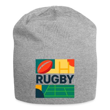 Rugby, Rugby sport, Rugby fan - Jersey Beanie - heather grey - Front