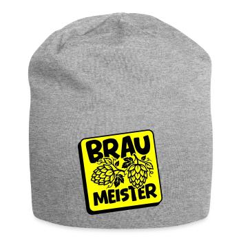 Braumeister Brauerei Hopfen - Jersey-Beanie - Grau meliert - Vorne
