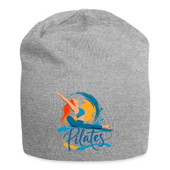 Pilates-Energie und Flexibilität - Jersey-Beanie - Grau meliert - Vorne
