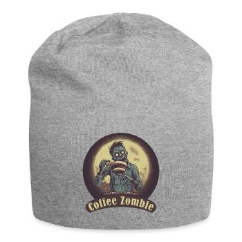 Coffee Monster - Caffeine Zombie - Morning Grouch - Jersey Beanie - heather grey - Front