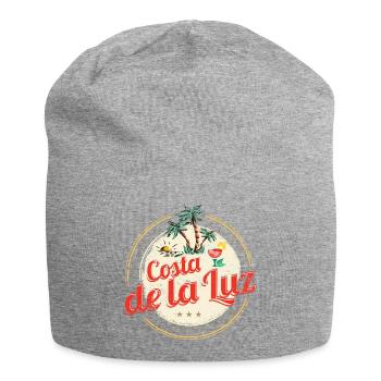 Costa de la Luz Vintage Andalusien Spanien Design - Jersey-Beanie - Grau meliert - Vorne