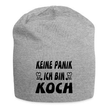 Koch - Jersey-Beanie - Grau meliert - Vorne
