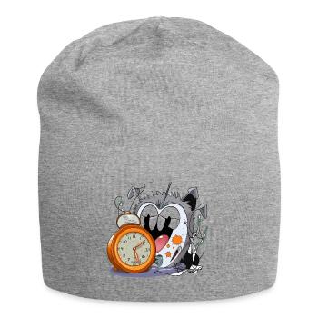 Sleepless watch monster - Jersey Beanie - heather grey - Front