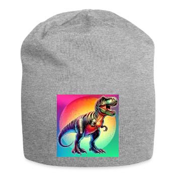 dinosaur - Jersey Beanie - heather grey - Front