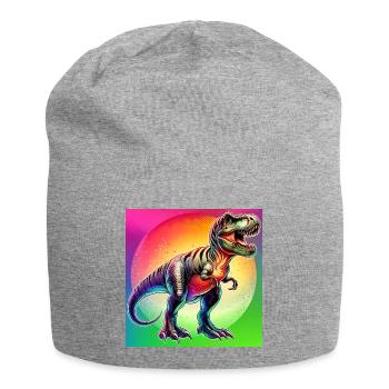 dinosaur - Jersey Beanie - heather grey - Front